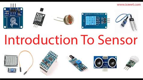 Introduction to Sensors | Types Of Sensor | Application - ICEEET