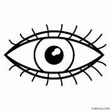 Colouring Of Eyeball Coloring Pages » Turkau sketch template