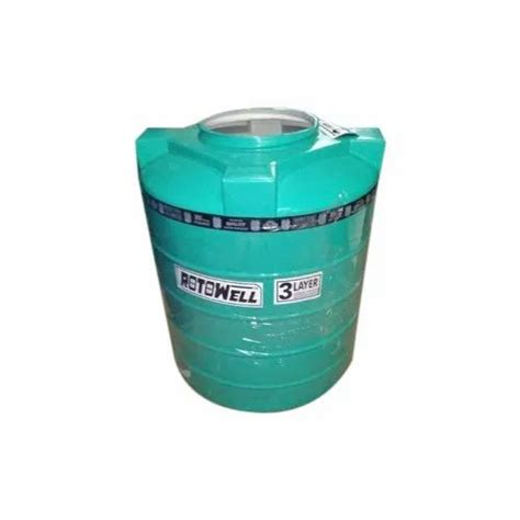 Blue HDPE Rotowell 3 Layer Water Tank, Storage Capacity: 500L at Rs ...