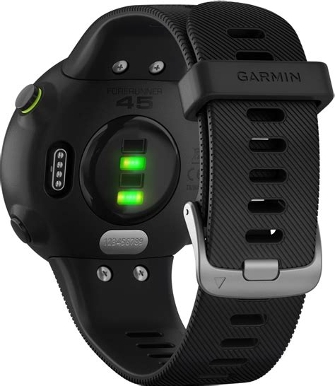 Garmin Forerunner 45 GPS Heart Rate Monitor Running Smartwatch Black 010-02156-05 - Best Buy