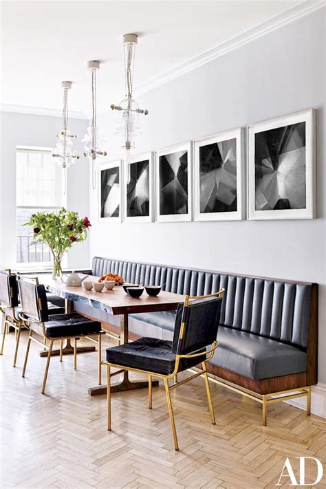 My Favorite Cozy Dining Banquettes - Thou Swell | Dining room banquette ...