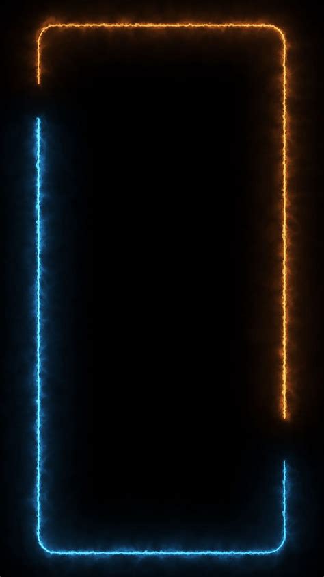 Edge, black, blue, led, light, lines, orange, tech, ultra, HD phone wallpaper | Peakpx