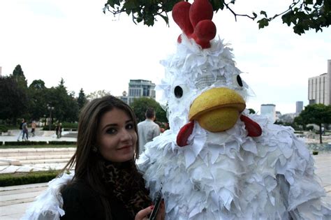 And quickly makes yet another friend | Chicken suits, Meat chickens, Mascot