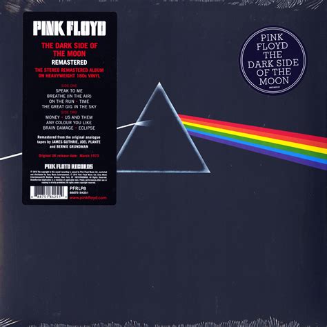 Pink Floyd - The Dark Side Of The Moon - Remastered, 180 Gram, Vinyl ...