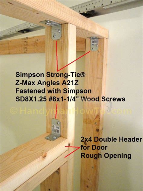 How To Build a Basement Closet step-by-step tutorial. The 2x4 corner ...