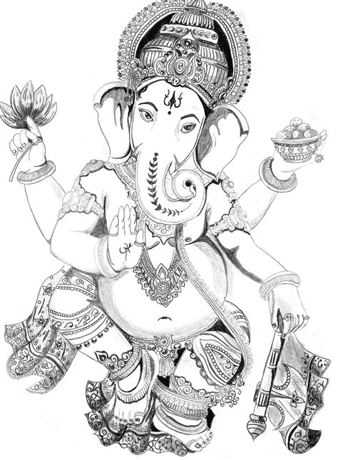 Ganesha Drawing Images at GetDrawings | Free download