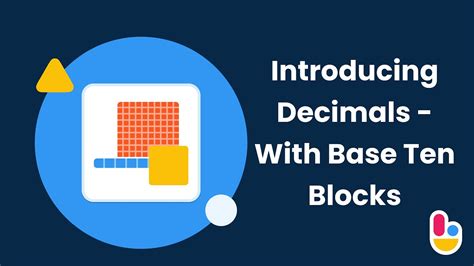 Introducing Decimals with Base Ten Blocks | Brainingcamp - YouTube