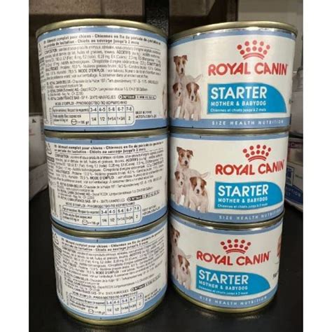 Canin Royal Starter Mousse Mother & Babydog Food 12 x 195g for Weaning ...