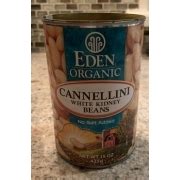 Eden Cannellini, White Kidney Beans, Organic, Canned: Calories, Nutrition Analysis & More ...