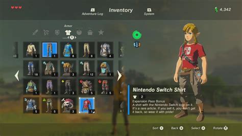 Zelda: Breath of the Wild DLC - Switch shirt and secret chests footage - Nintendo Everything