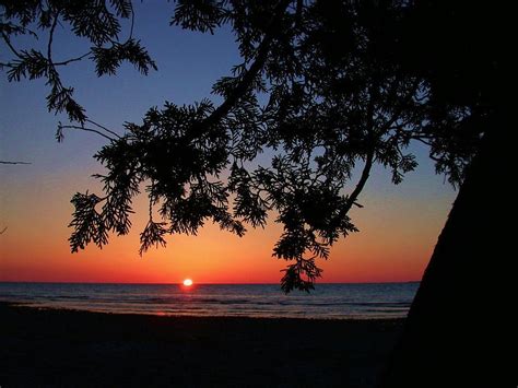 Lake Michigan Sunset Photograph by G Teysen