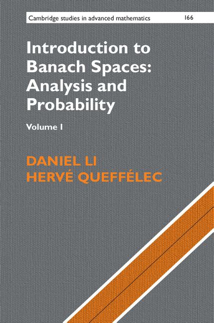 Introduction to Banach Spaces: Analysis and Probability