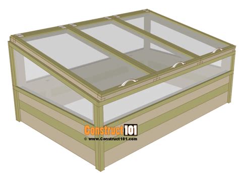 Cold Frame Plans - Step-By-Step How To Plans - Construct101