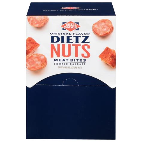 Dietz & Watson Dietz Nuts Meat Bites Smoked Sausage 2 oz | Shipt