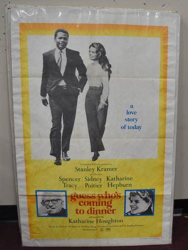 Antique Movie Poster. Guess Who's Coming to Dinner (#0383) on Sep 10, 2022 | Mid-Hudson Auction ...