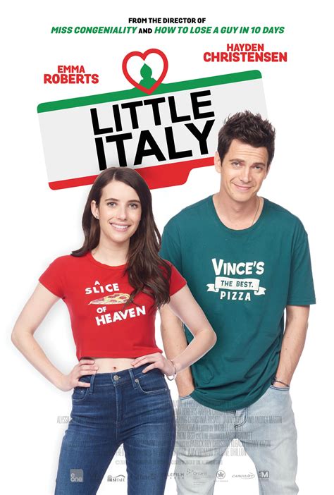 New poster for "Little Italy" starring Emma Roberts and Hayden ...