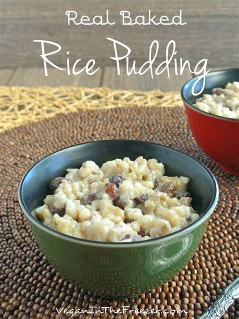 arborio rice pudding baked