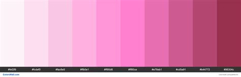 Hex Color Palette Color Schemes Colour Palettes Pink Color | designinte.com