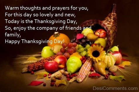 Prayers For Your Family And Friends – Happy Thanksgiving - Desi Comments