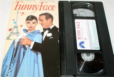 FUNNY FACE (VHS, 1957) Audrey Hepburn, Fred Astaire, Musical Romance Comedy $6.50 - PicClick