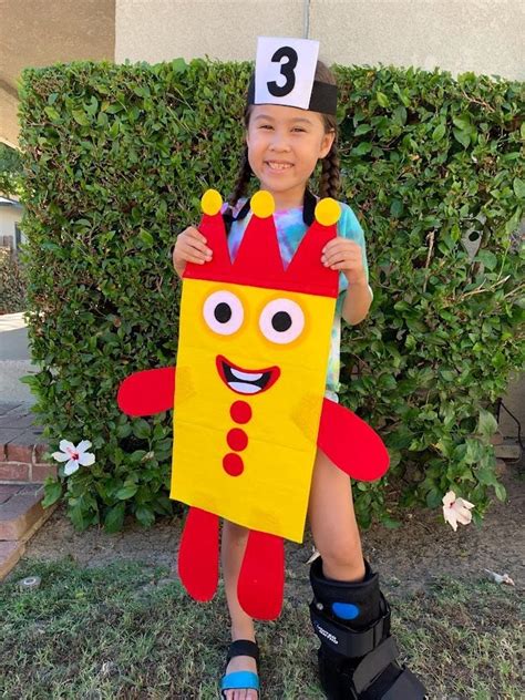 Numberblocks Three Costume Halloween Costume Birthday - Etsy