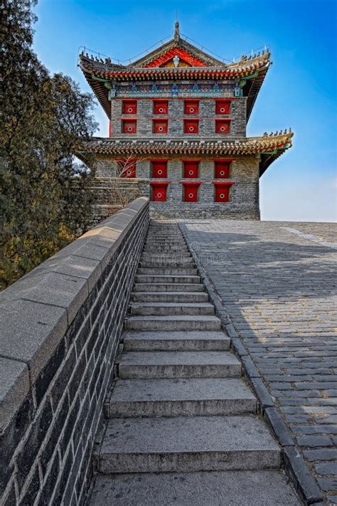 Great Wall of Shanhaiguan Pass in China Stock Photo - Image of hebei ...