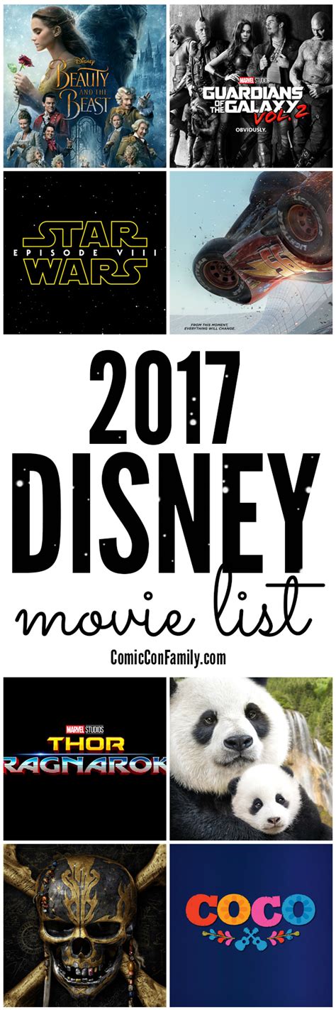 2017 List of Disney Movies - Trailers, Release Dates, Movie Posters ...