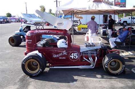 Herman " Squirlman " Hutton's (#45) Modified Hardtop Raced at Fresno's ...