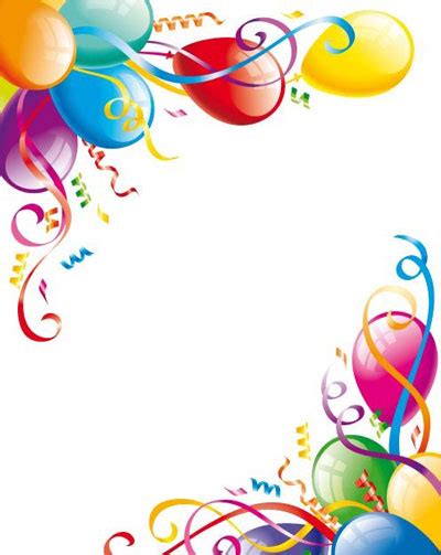 Birthday Border - ClipArt Best