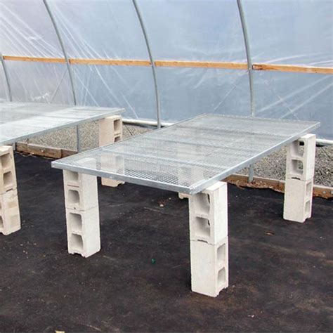 Expanded Metal Bench Top Panel - 4'W x 8'L - Growers Supply