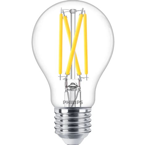 LED Filament-Lampe, transparent, 60 W A60 E27 8719514323834 | Philips