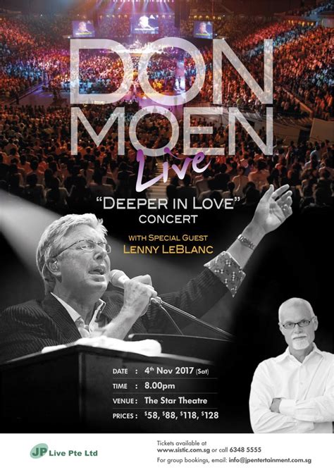 Don Moen Live "Deeper in Love" Concert - The Star PAC