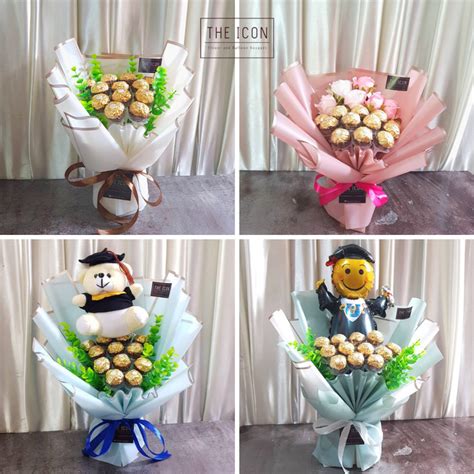 Jual Ferrero Rocher Bouquet 12pcs | Buket Coklat Ferrero | Buket Valentine - Normal - Kota ...