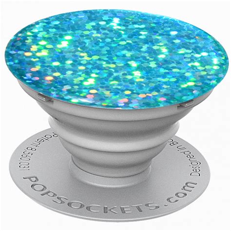 Aqua glitter popsocket, tourquise glitter, popsockets, bling ...