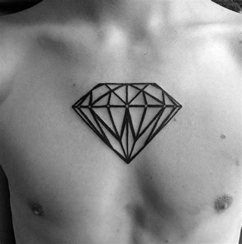 50 Traditional Diamond Tattoo Designs For Men - Jewel Ink Ideas