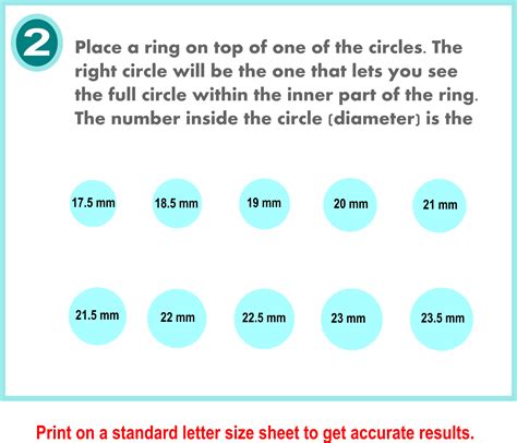 Printable Ring Size Chart Pdf Fill Online Printable Fillable Blank | Images and Photos finder