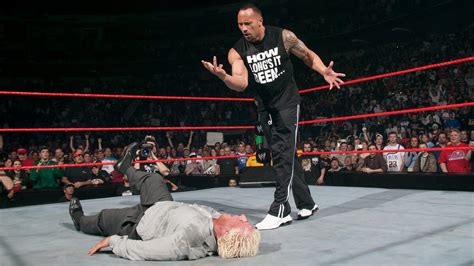 The Rock returns to help Mick Foley against Evolution: Raw, March 1, 2004 | WWE