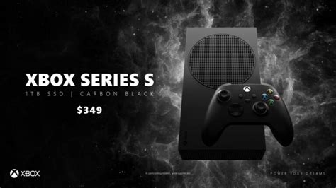 Xbox Series S Carbon Black With 1TB of Storage Releases This Sept. 1 ...