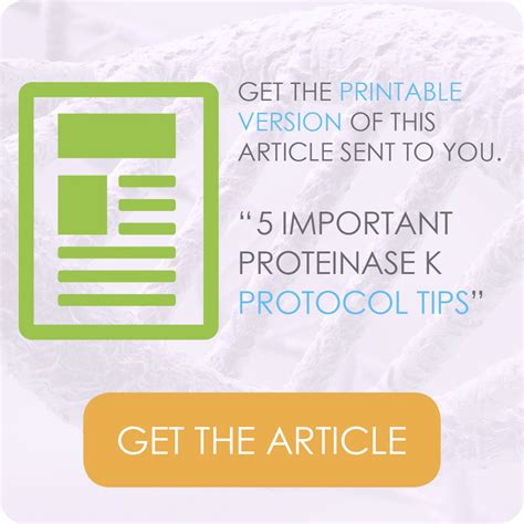 5 Important Proteinase K Protocol Tips | GoldBio