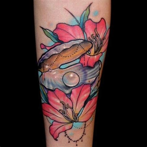 40 Shell Tattoos Make You Wonder Sea Life | Art and Design