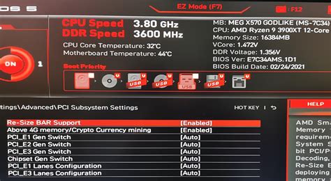 Resizeable BAR - Ryzen R9 5900X vs. Ryzen 9 3900XT with AMD Radeon and ...