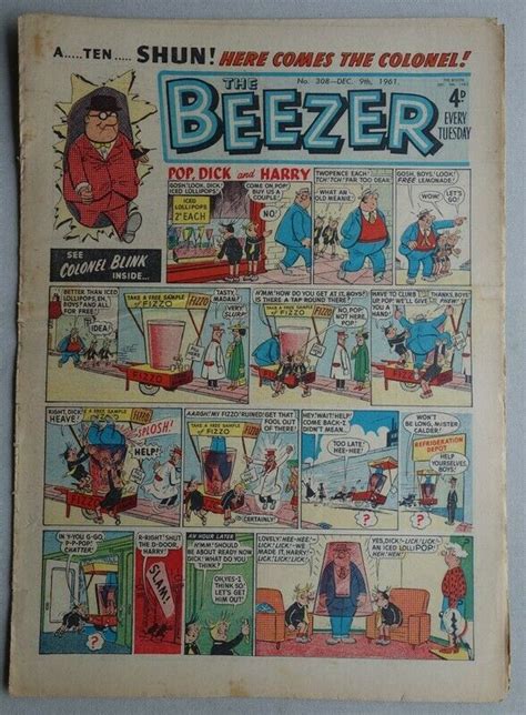 Beezer comic #308 - 9 Dec 1961 VG- (phil-comics) | Comics, Comic book ...