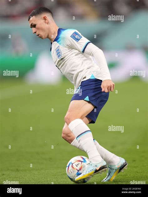 Phil Foden of England during the Qatar 2022 World Cup match, group B, date 1, between England ...