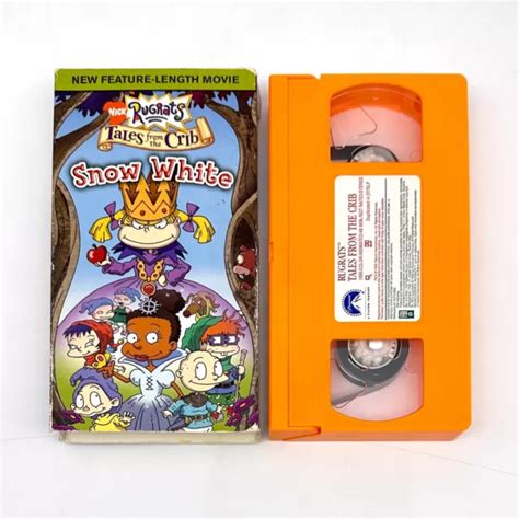 RUGRATS TALES FROM the Crib Snow White VHS 2005 Nickelodeon Orange Tape ...