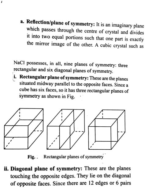 Calculate the difference between plane of symmetry and axis of symmetry present in h.c.p. unit cell