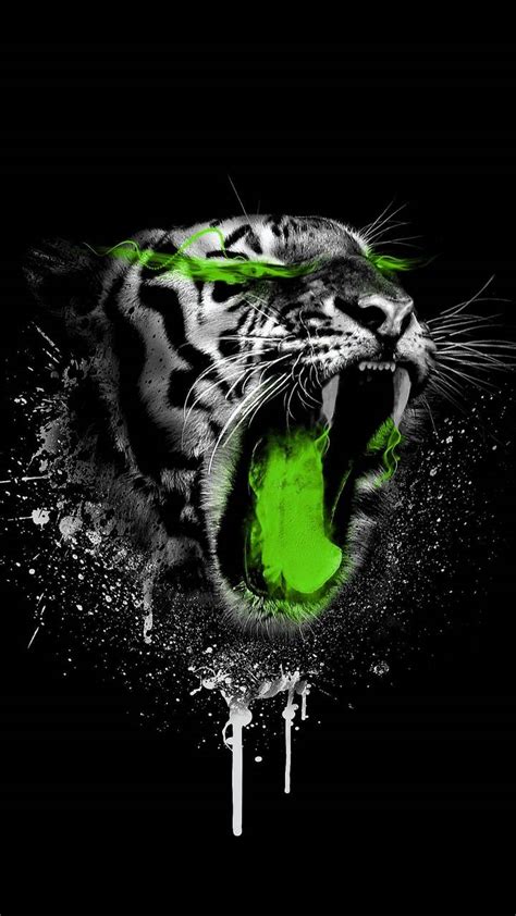 Green Tiger Wallpapers - Top Free Green Tiger Backgrounds - WallpaperAccess