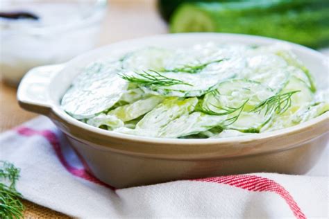 Creamy Cucumber Salad