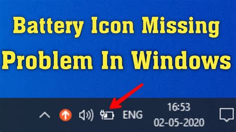 Fix Battery Icon not showing in Taskbar Windows 7/8/10 || Battery Icon disappeared from ...