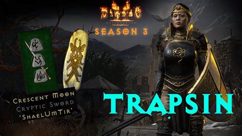 D2R TrapSin / Crescent Moon / Sunder Charm / Ladder S3 / Patch 2.6 ...