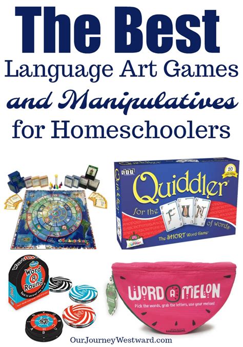 The Best Language Arts Games and Manipulatives for Homeschoolers